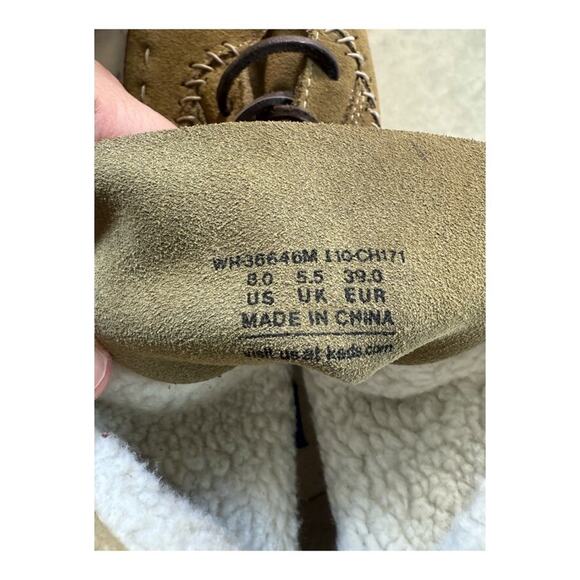 KEDS VintageTan Brown Suede High Top Ankle Moccasin Boots Rare Vintage US 8 EU39 - Picture 10 of 10